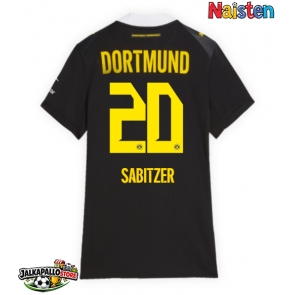 Borussia Dortmund Marcel Sabitzer #20 Vieraspaita Naisten 2026-27 Lyhythihainen